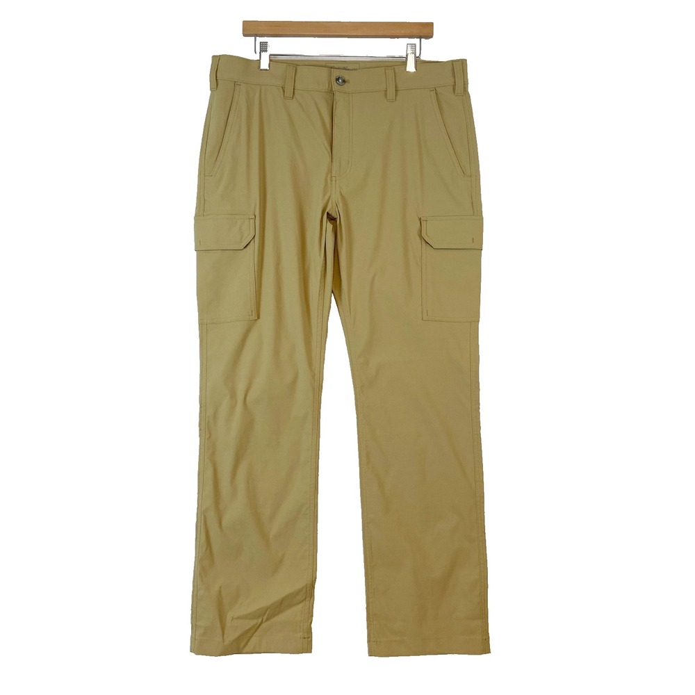 Eddie‎ Bauer Travex Cargo Pants Mens 36x32 Stretch Khaki Hiking Outdoor Utility